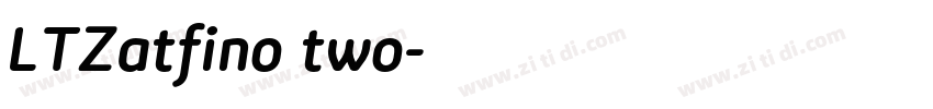 LTZatfino two字体转换